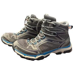 Vasque Hiking Goretex Vibram Gray Grey Blue Boots Women’s Size 8 M 7335